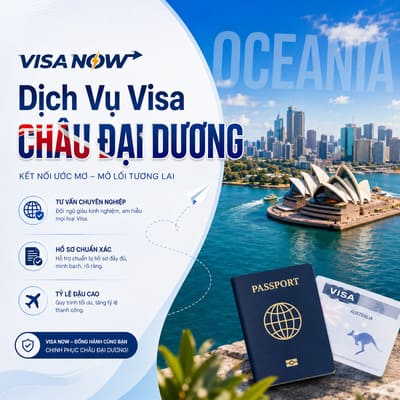 Dịch Vụ Xin Visa Châu Đại Dương (Châu Úc)