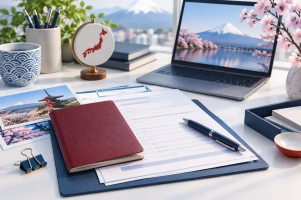 Người làm tự do sắp xếp hồ sơ visa Nhật Bản