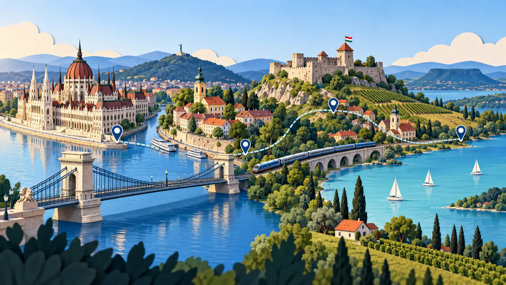 Lịch trình du lịch Hungary với Budapest, sông Danube và Nhà Quốc hội